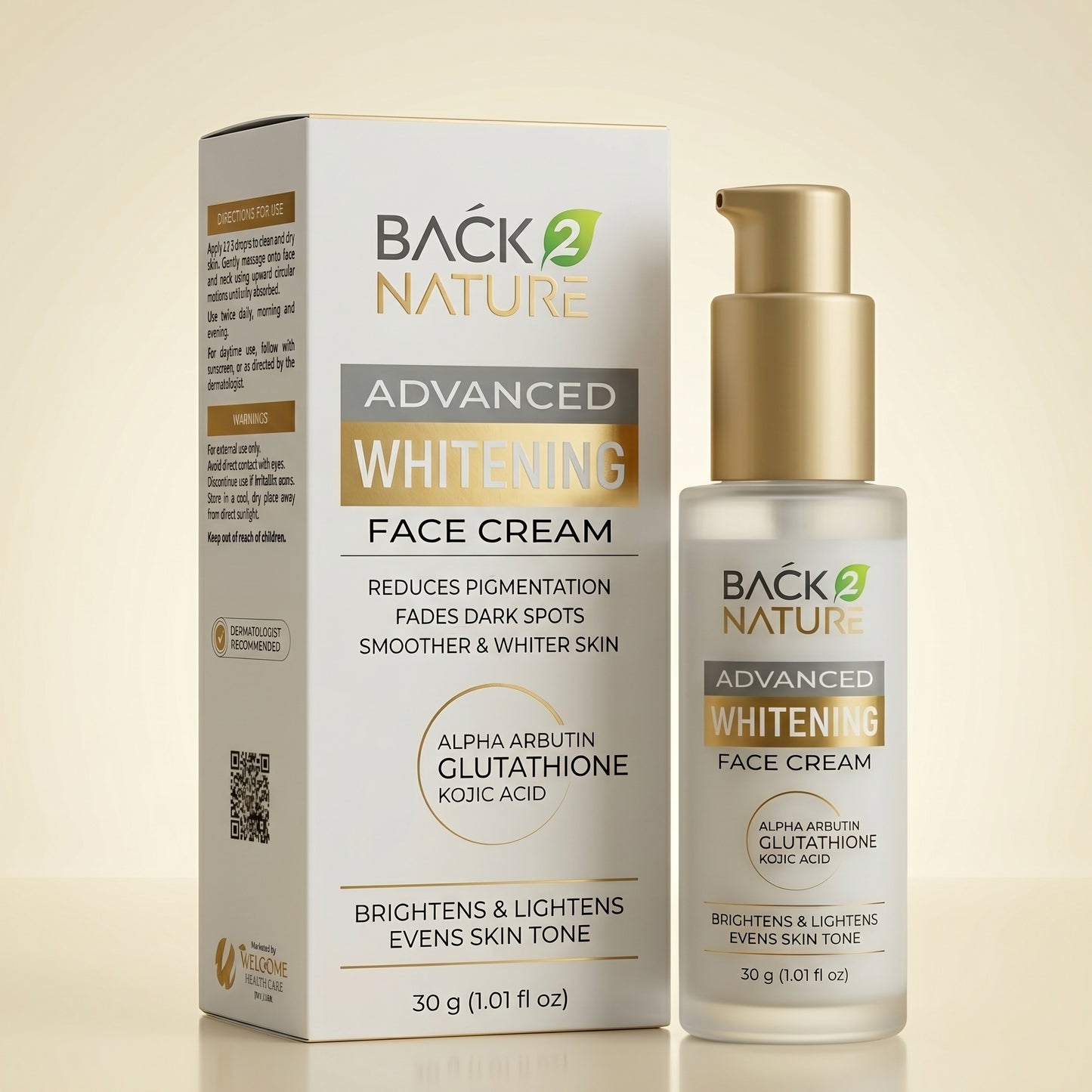 Back2Nature Advanced Whitening Face Cream